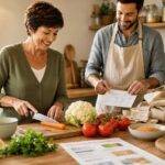How to Save Money on Groceries Without Sacrificing the Quality of Your Meals 17 Couple preparing healthy, budget-friendly meals to save money on groceries.