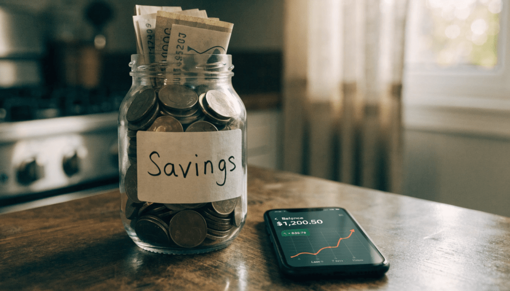 How to Save Money on Everyday Expenses: Simple Strategies That Actually Work 3 Budget planner showing daily expenses and monthly savings
